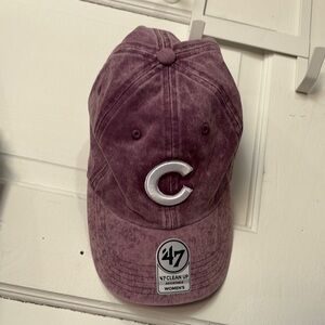 47 Purple Corduroy Hat Vintage Style